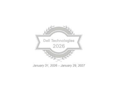 Official Dell Technologies 2026 seal with date range January 31, 2026 to January 29, 2027.