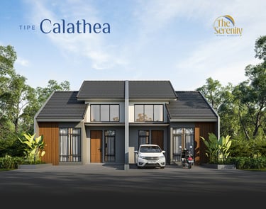 Tipe Rumah 1 lantai The Serenity Resort Residence