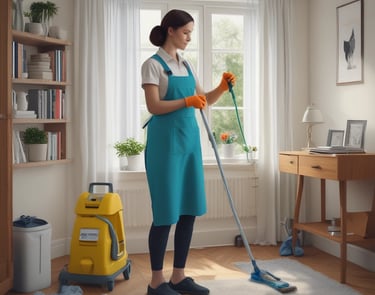 Cleaning services during your stay at Villa Escondida