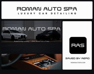 a luxury auto detailing business brand kit