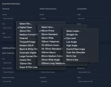How to use Promptism by Supermodernism – AI image creation steps: Select, Remix, Explore, Generate