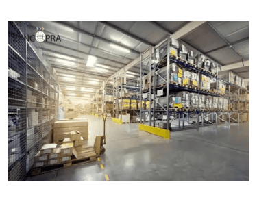 Modern warehouse illustrating potential partners like wholesalers, marine and industrial suppliers.