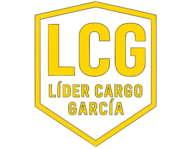 Logotipo de LCG Líder Cargo García con el eslogan rápido, seguro, siempre