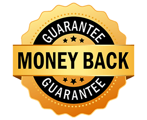 Gold money-back guarantee seal for Bio Termite Control services, ensuring customer satisfaction. 