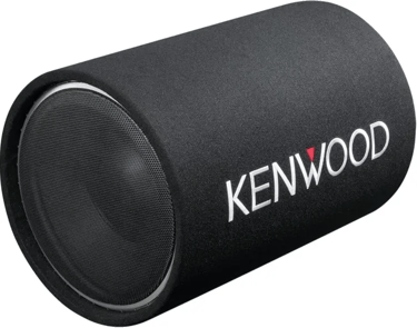 KENWOOD KSC-W1200T Subwoofer Tubular - Subwoofer de Tamaño Compacto y Forma de Tubo