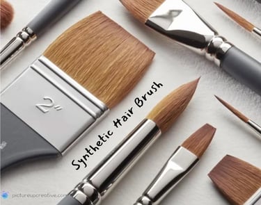 synthetic hair brush pictureupcreative