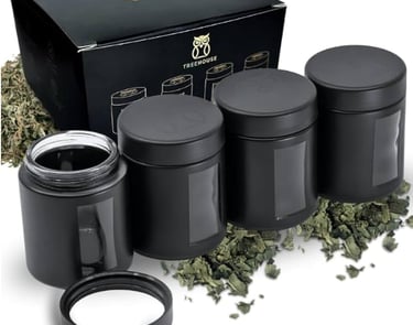 Comparison of different weed storage containers