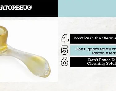 Simple maintenance for glass pieces