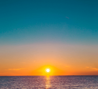 a sunset
