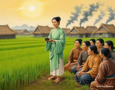 Đặng Thị Loan Dạy Dân Làng Trồng Dâu