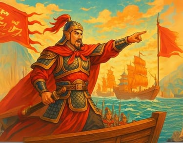 Lê Hoàn Chỉ Huy Trận Chiến Bên Sông