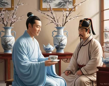 Trần Nhật Duật trò chuyện