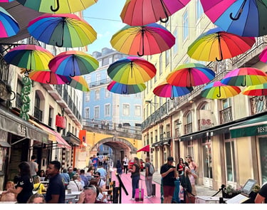 Lisbon's Pink Street