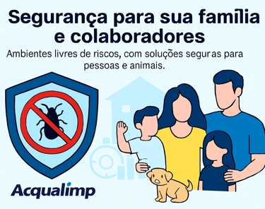 DEDETIZADORA ACQUALIMP, DESRATIZAÇÃO, CUPINS, BARATAS
