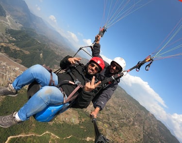Paragliding in Pokhara