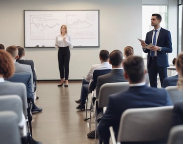 A professional training session in progress.