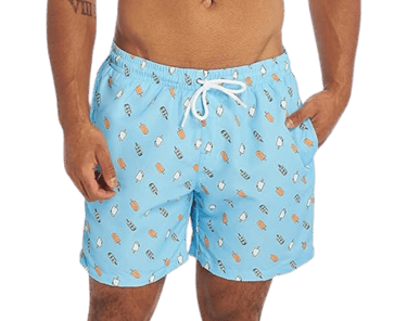 amazon.it urban classic mens printed swim shorts with pockets