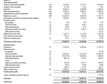 balance sheet assets of tvs supply chains solutions ipo analysis, the moat investor