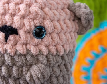 Jungle Poets nerti megzti rankų pliušiniai darbo žaislai žaisliukai kalėdinės dovanos 