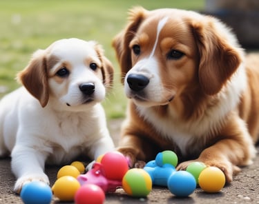 dog and puppy