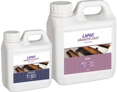 Tabletop epoxy resin and hardener 