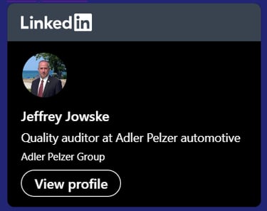 Jeffrey Jowske Linked in profile
