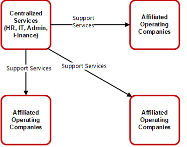 transfer pricing centralized support
