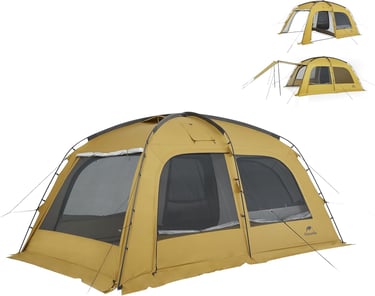 Naturehike Dune Hot Tent with Stove Jack, 4 Season Tent, 2-3 Person Camping Tent, UPF50+ Waterproof 
