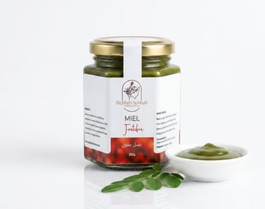 Miel Fortifer - miel de jujubier et moringa, complement alimentaire naturel au maroc 