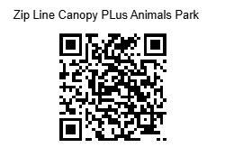 Zipline Canopy plus animals park