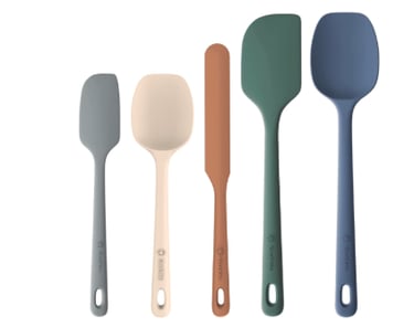 Heat-resistant and perfect for nonstick cookware. 