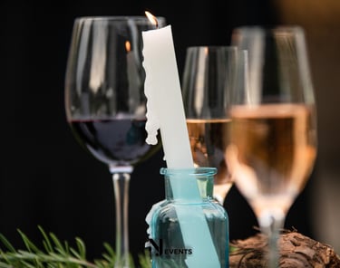 Corners de vino personalizados en evento de Talavera