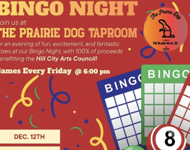 Bingo - best family friendly restaurant and best family friendly taproom in Hill City and Rapid City