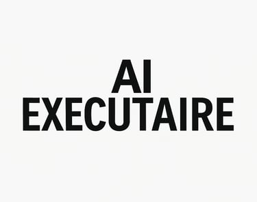 AI Executaire platform logo — intelligent assistant for digital business growth and automation.