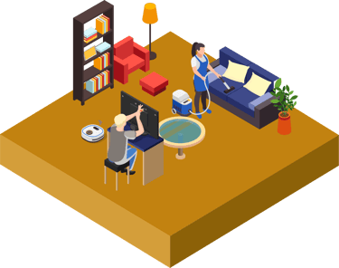 El equipo de R2R está realizando el mantenimiento de la propiedad.