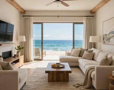 Bright living room with modern inventory