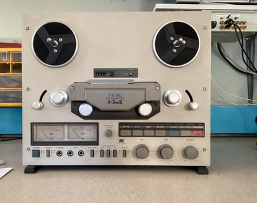 Teac reel to reel deck lubricated and calibrated