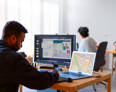 Etude et travail sur le projet d'aménagement d'une entrée de ville
