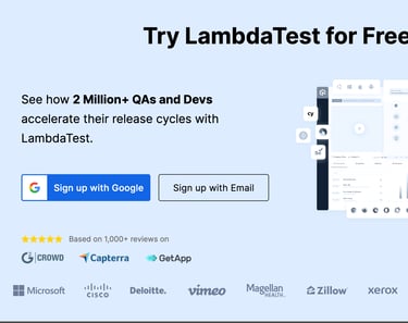 a website page with a photo of a website page with a description of the site