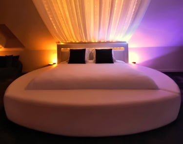 chambre de la love room du morbihan proche de vannes