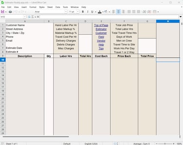 Estimator Buddy is Free Landscape Estimating Software for Professionals