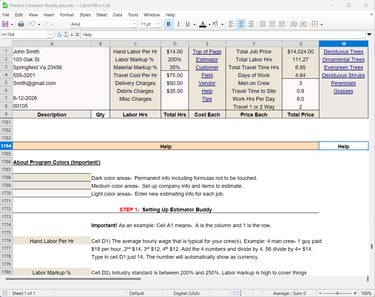 Estimator Buddy is Free Landscape Estimating Software for Professionals