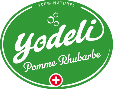 Yodeli, limonade, pomme rhubarbe Bio suisse