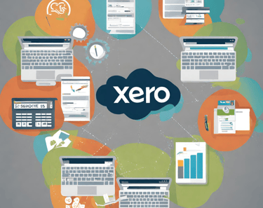 Xero online software performing financing functions