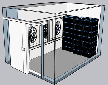 alquiler cuartos fríos y túneles de congelación