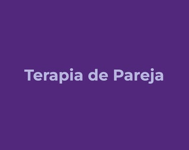 Terapia de pareja