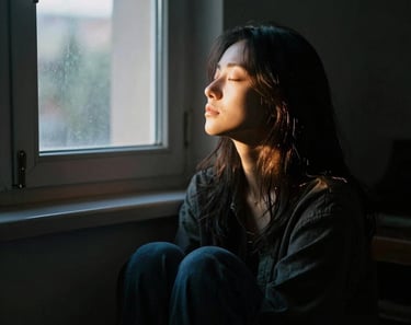 a woman with dark hair