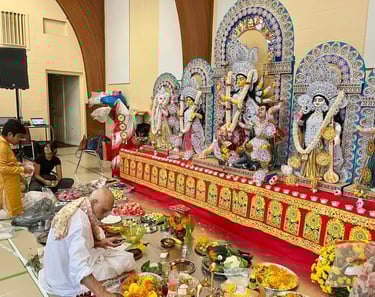 Durga Pujo In Progress
