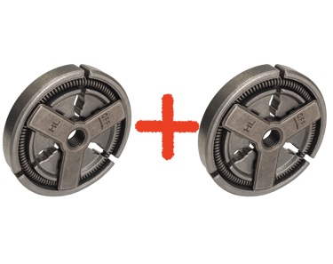 Pack de dos embragues para motosierra 5200, repuestos nuevos y compatibles con 52cc.