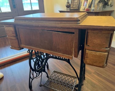 singer 127 falling apart cabinet
